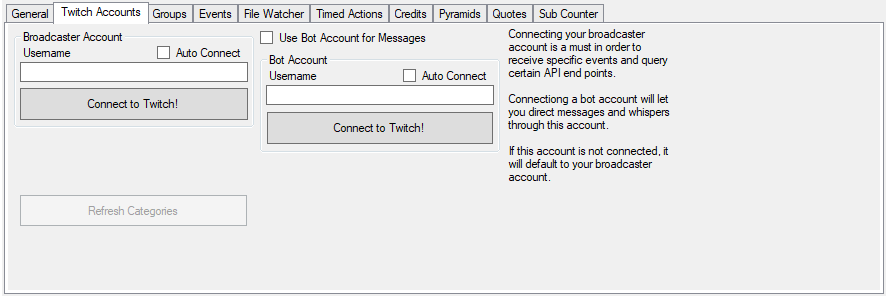 Twitch Account Settings