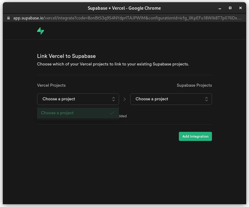 Failure adding Supabase integration to Vercel · Issue #4717 · supabase ...