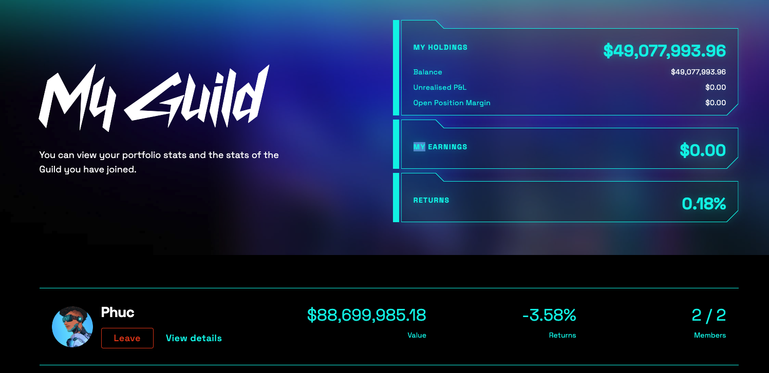 "My Guild" Details · Issue 77 · InjectiveLabs/injectiveguildsui · GitHub