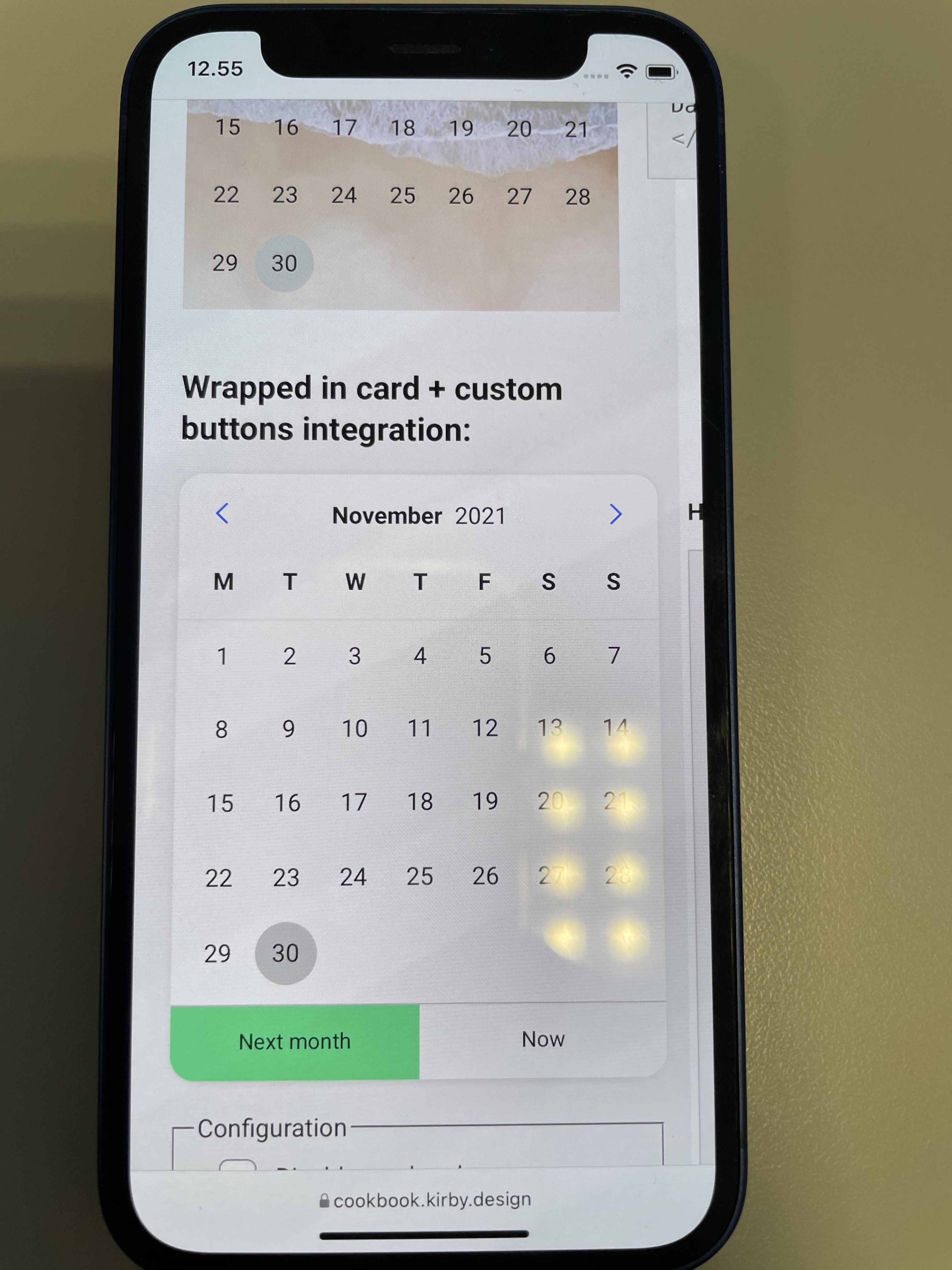 [BUG] Blue arrows in calendar on iOS · Issue #1914 · kirbydesign ...