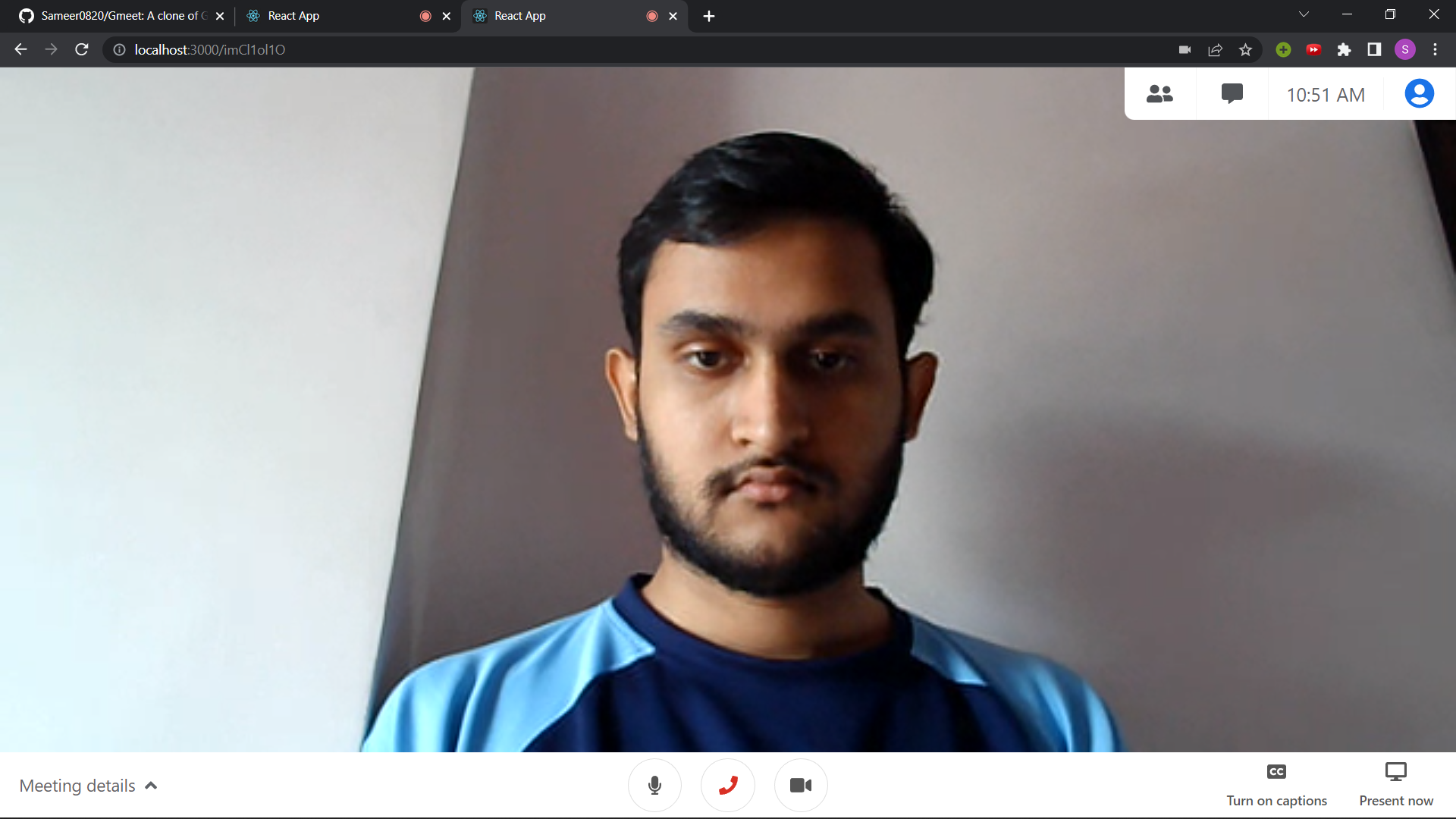 GitHub - Sameer0820/Gmeet: A clone of Google Meet app