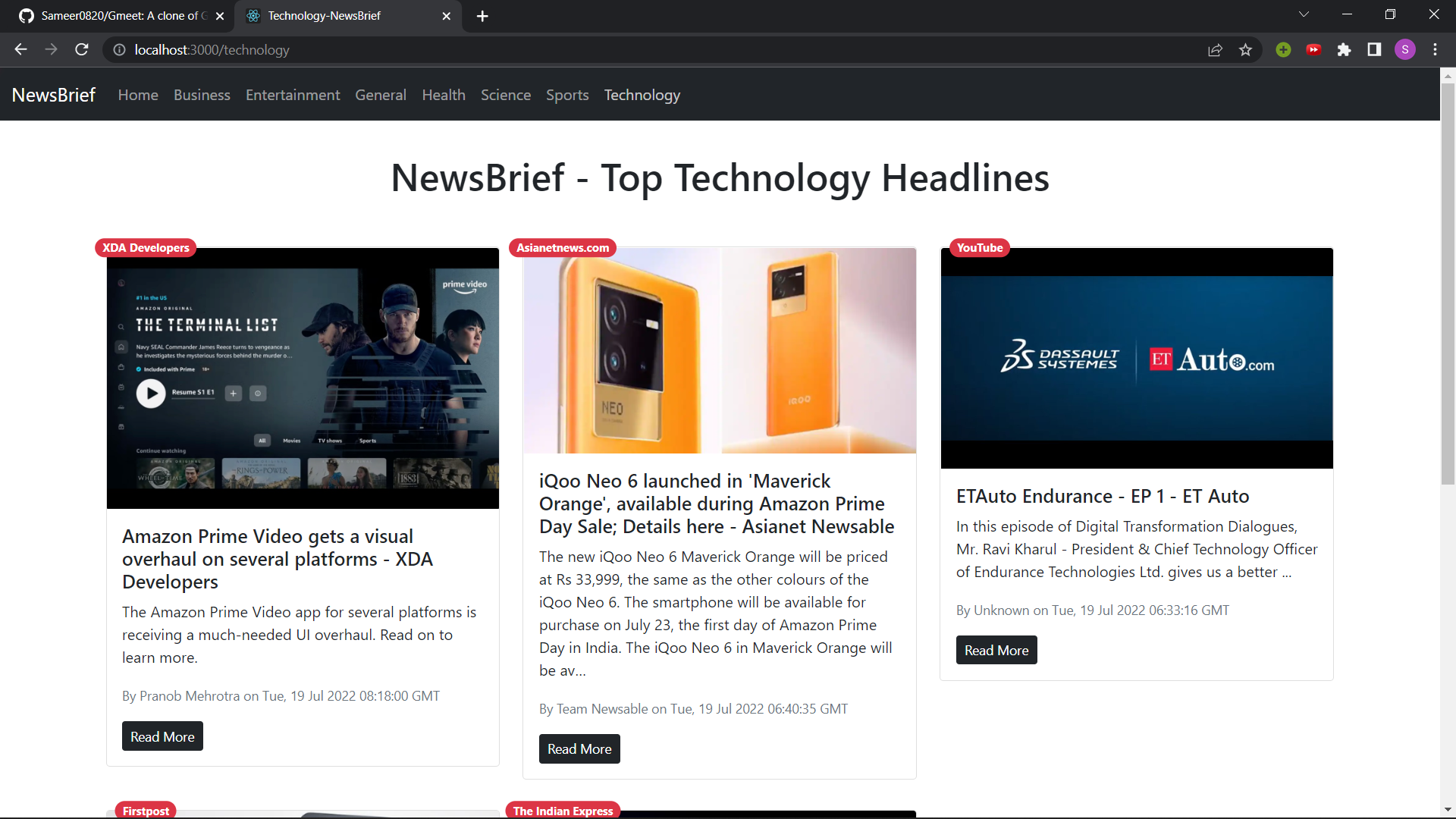 GitHub - Sameer0820/NewsApp: An app to read daily news.
