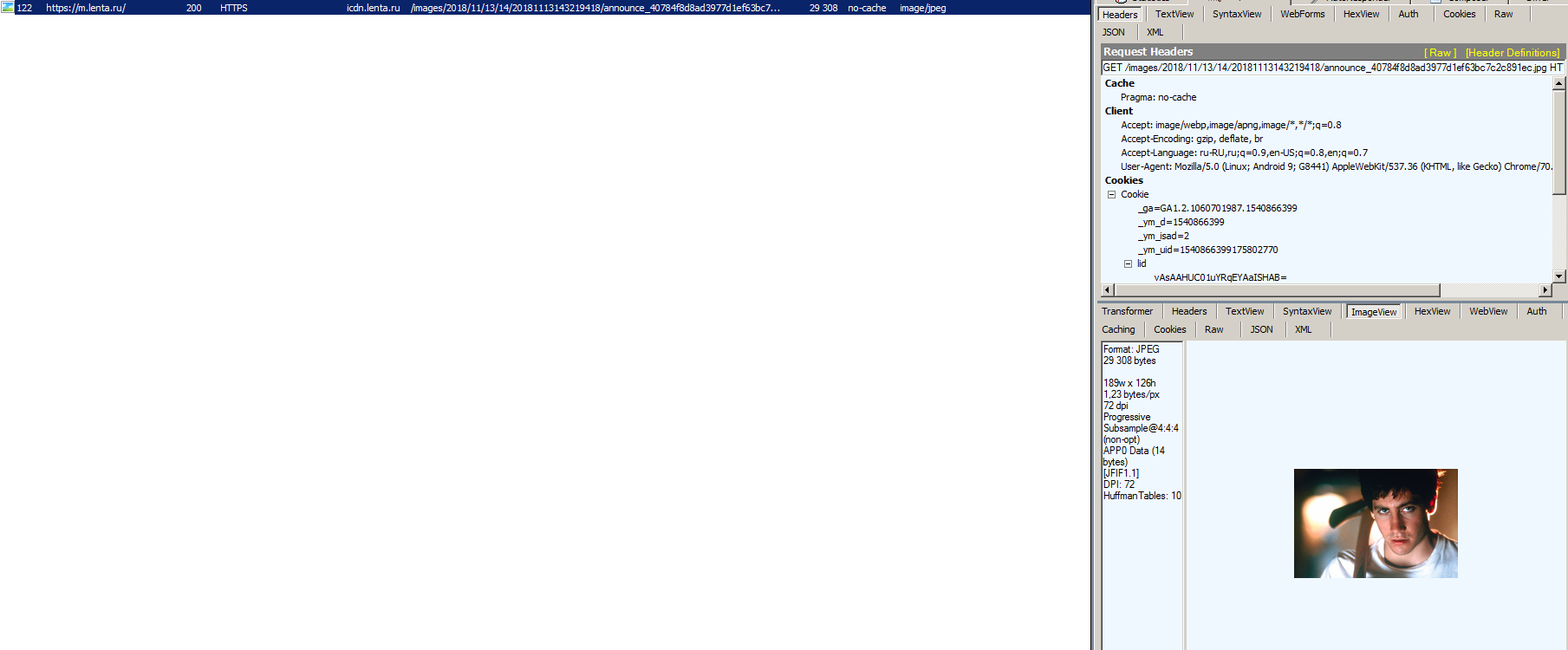 Images, captured to HAR file, cannot be opened in HAR viewer(Fiddler ...