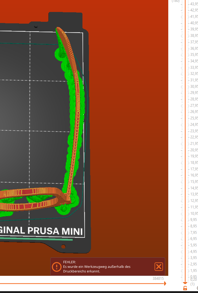 Bottom Of Support Is Outside Printable Area Issue 10917 Prusa3d 