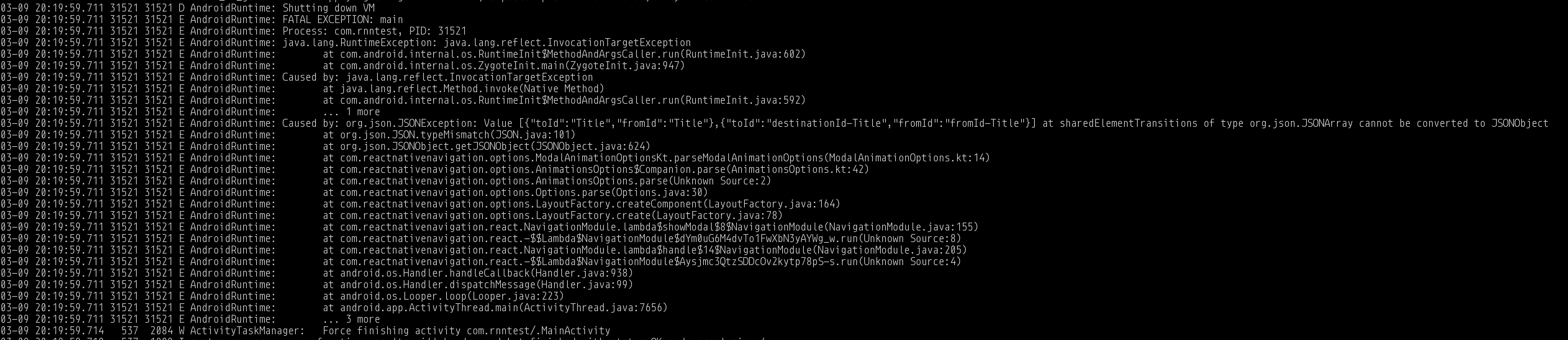 Shared element transition regression on Android · Issue #7020 · wix ...