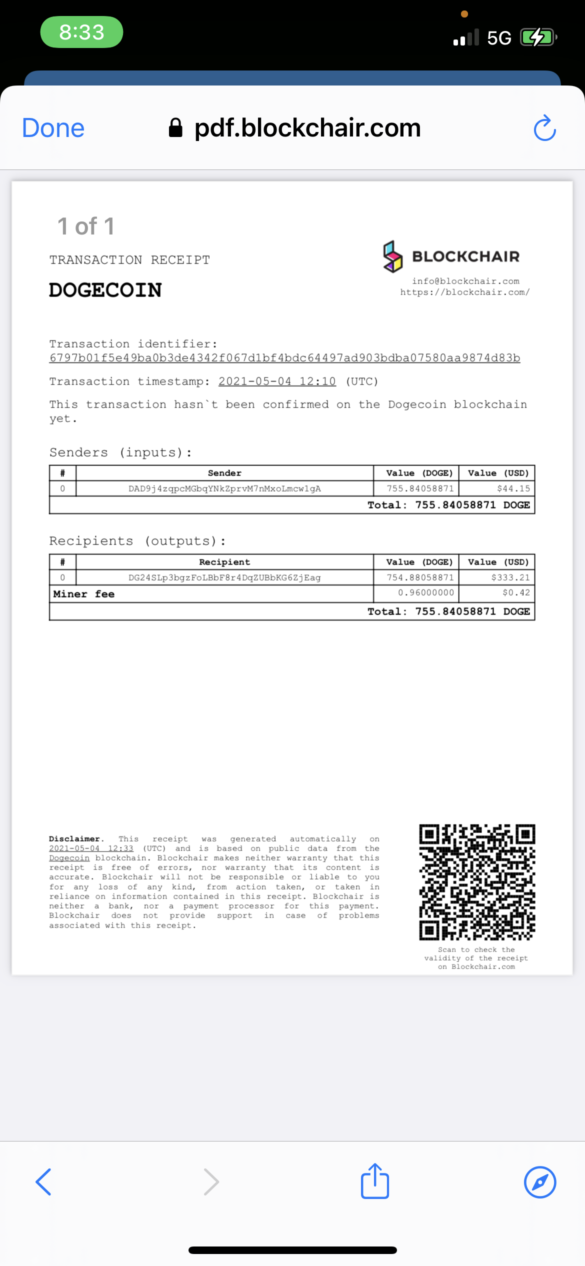 Dogecoin Deposit Unconfirmed · Issue #244 · Blockchair/Deleted-Issues