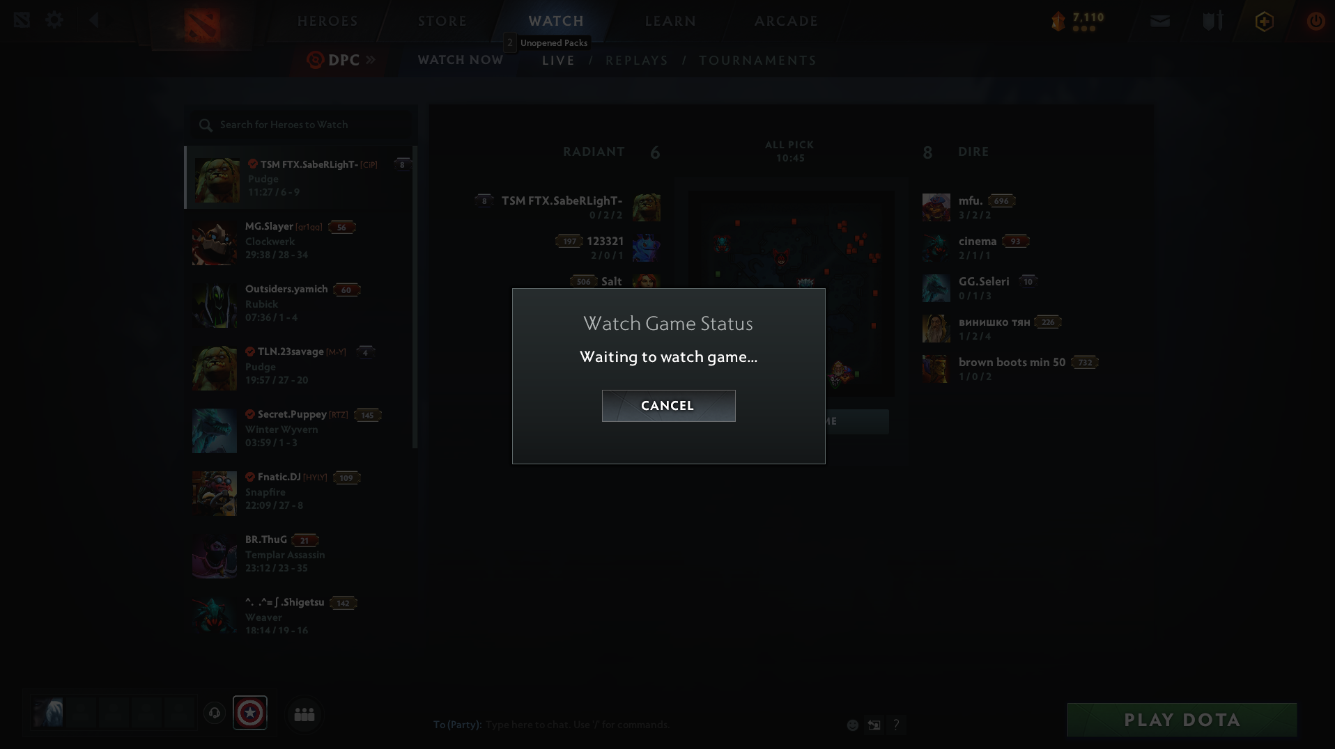 Problem with DotaTV · Issue #1097 · ValveSoftware/Dota2-Gameplay · GitHub