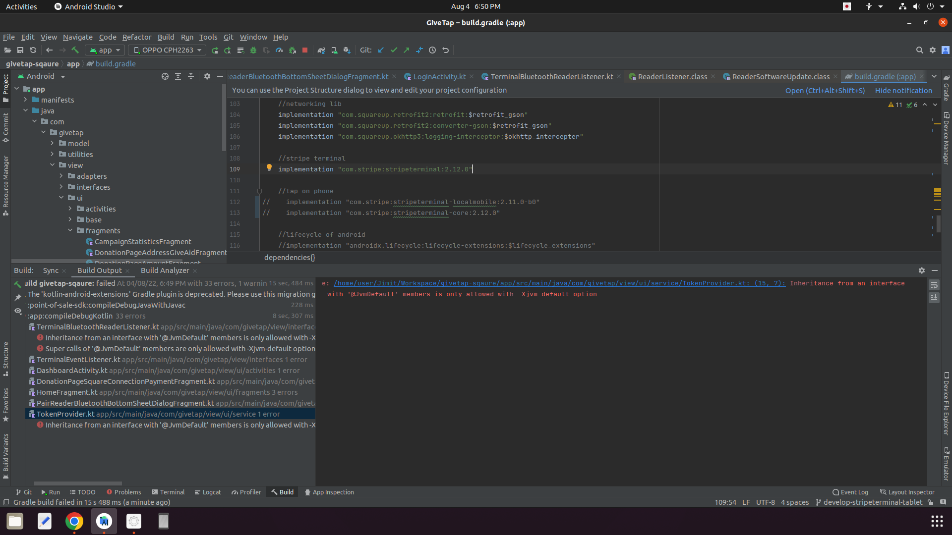 Inheritance from an interface with 'JvmDefault' members is only