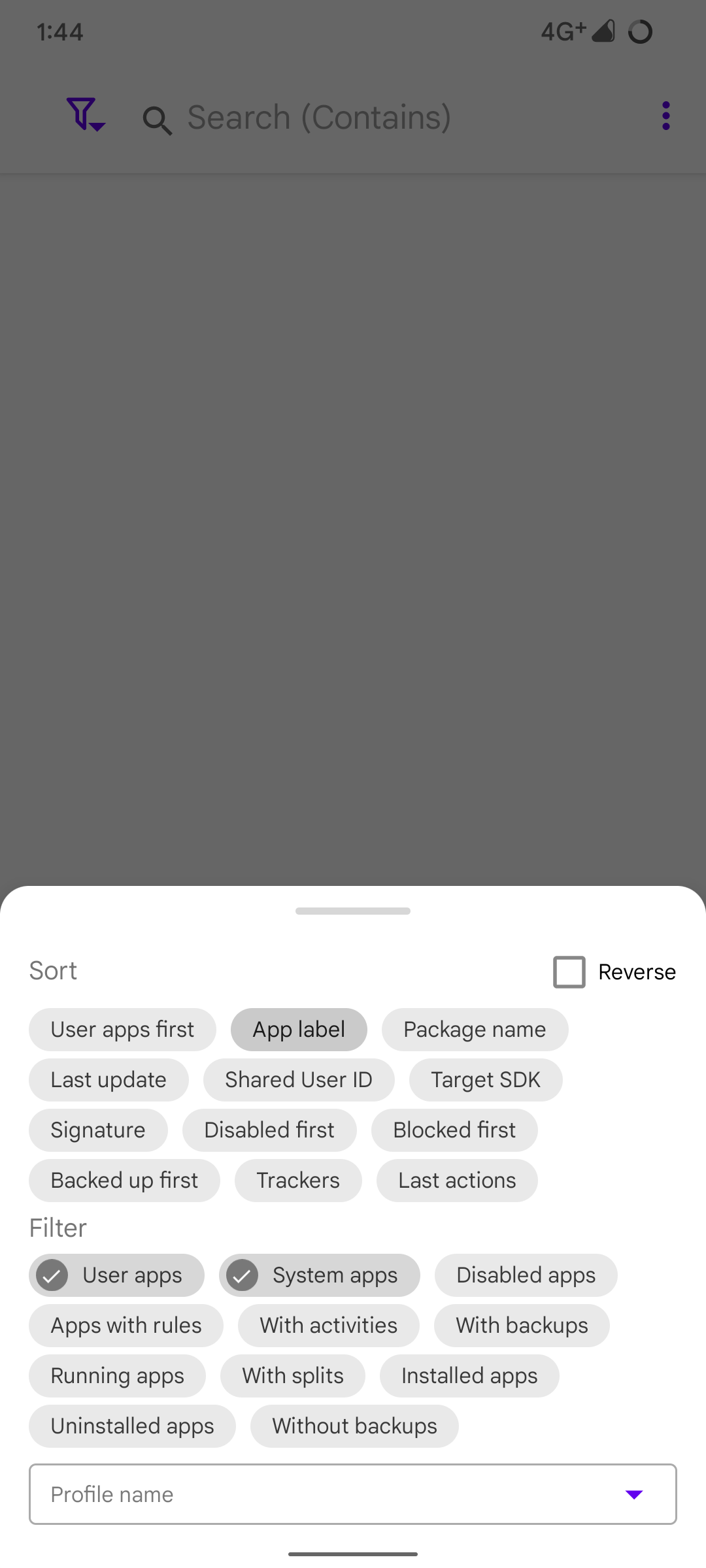 Broken Filter Combination · Issue #654 · MuntashirAkon/AppManager · GitHub