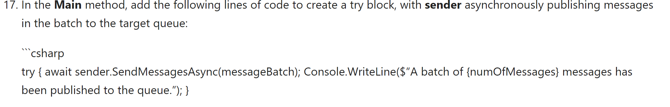 Lab10: formatting issue of csharp code · Issue #351 · MicrosoftLearning ...