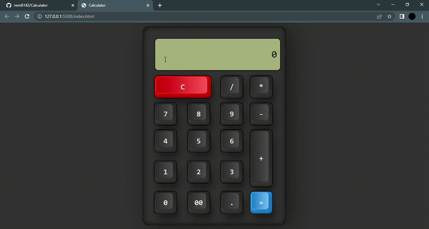 GitHub irem6142/Calculator
