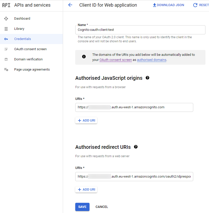 AWS Cognito OAuth