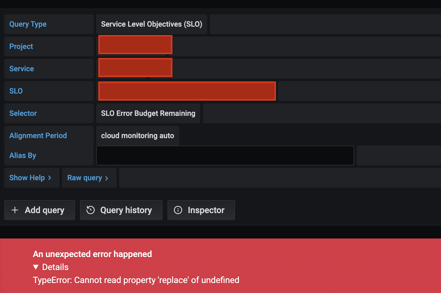 Typeerror Graph TypeError occurs when trying 'Inspect' or 'Explore' the graph (built ...