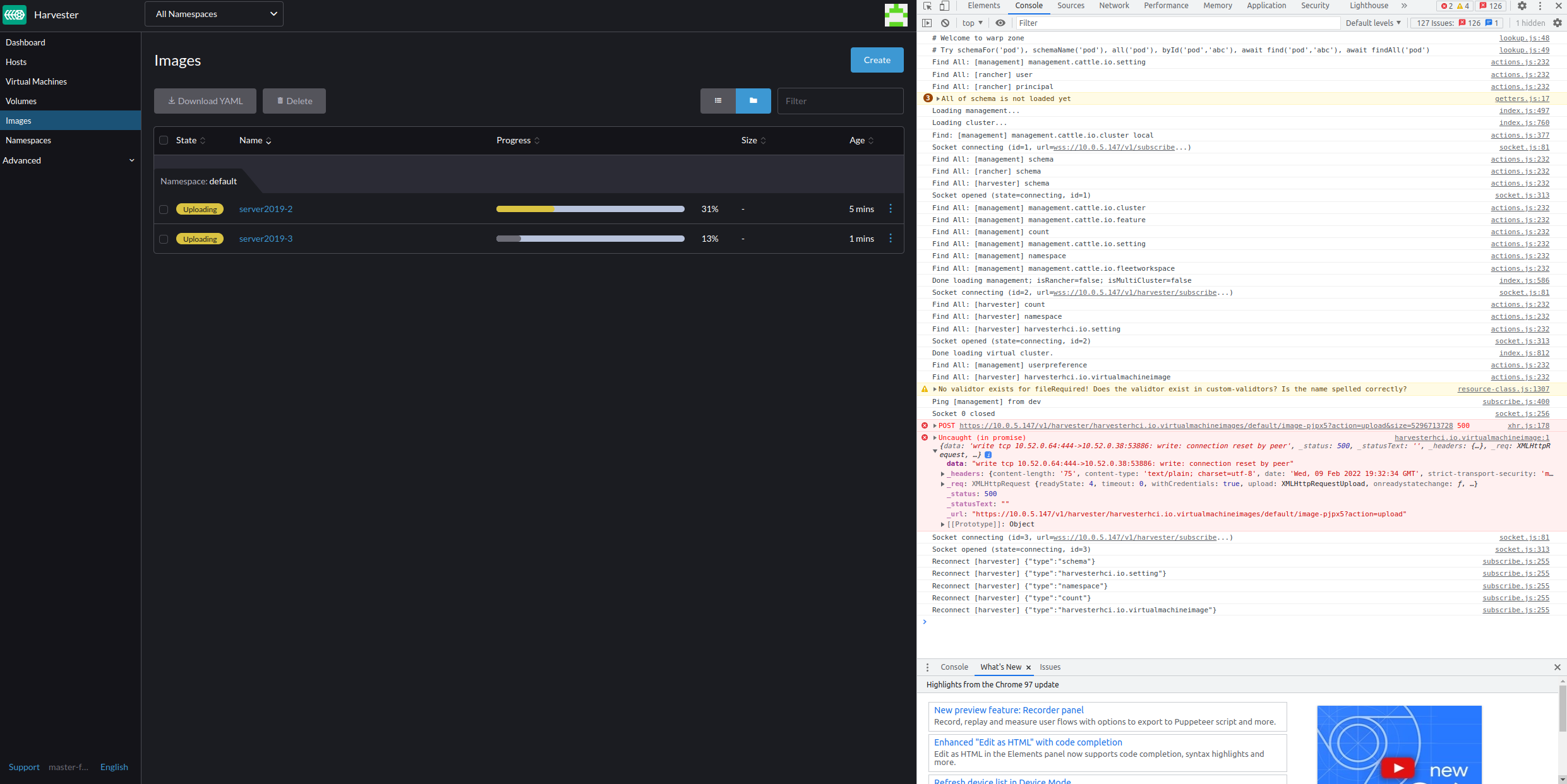 [BUG] Can't upload large image files via web UI · Issue 1904