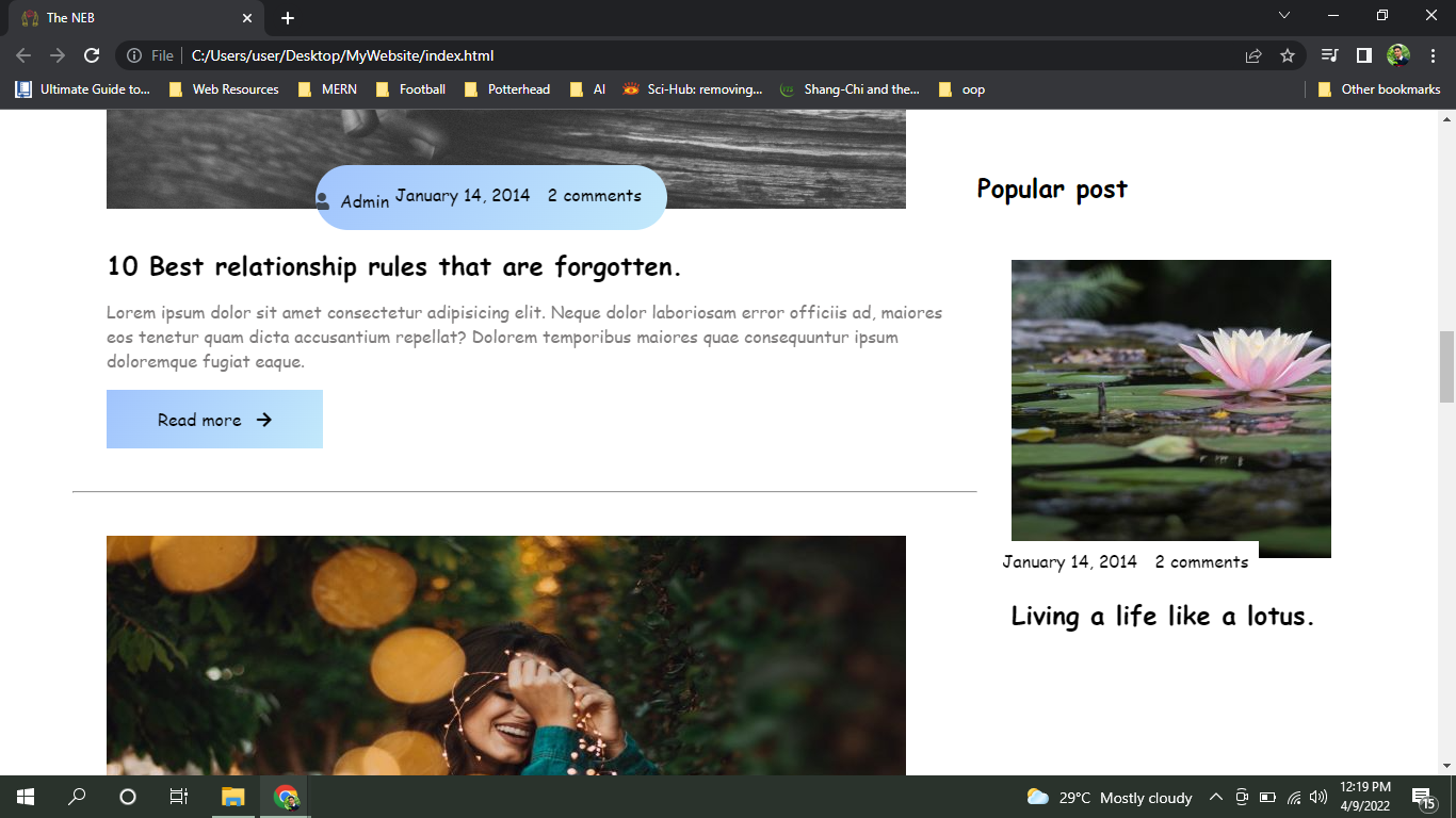 GitHub - geshvir09/Front-end-projects: My blog & e-commerce website ...