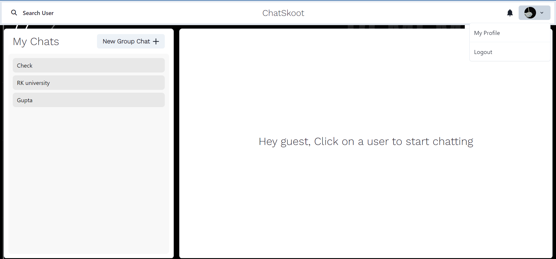 GitHub - guptaaashutosh/CHATSKOOT: This is a real time chat application ...