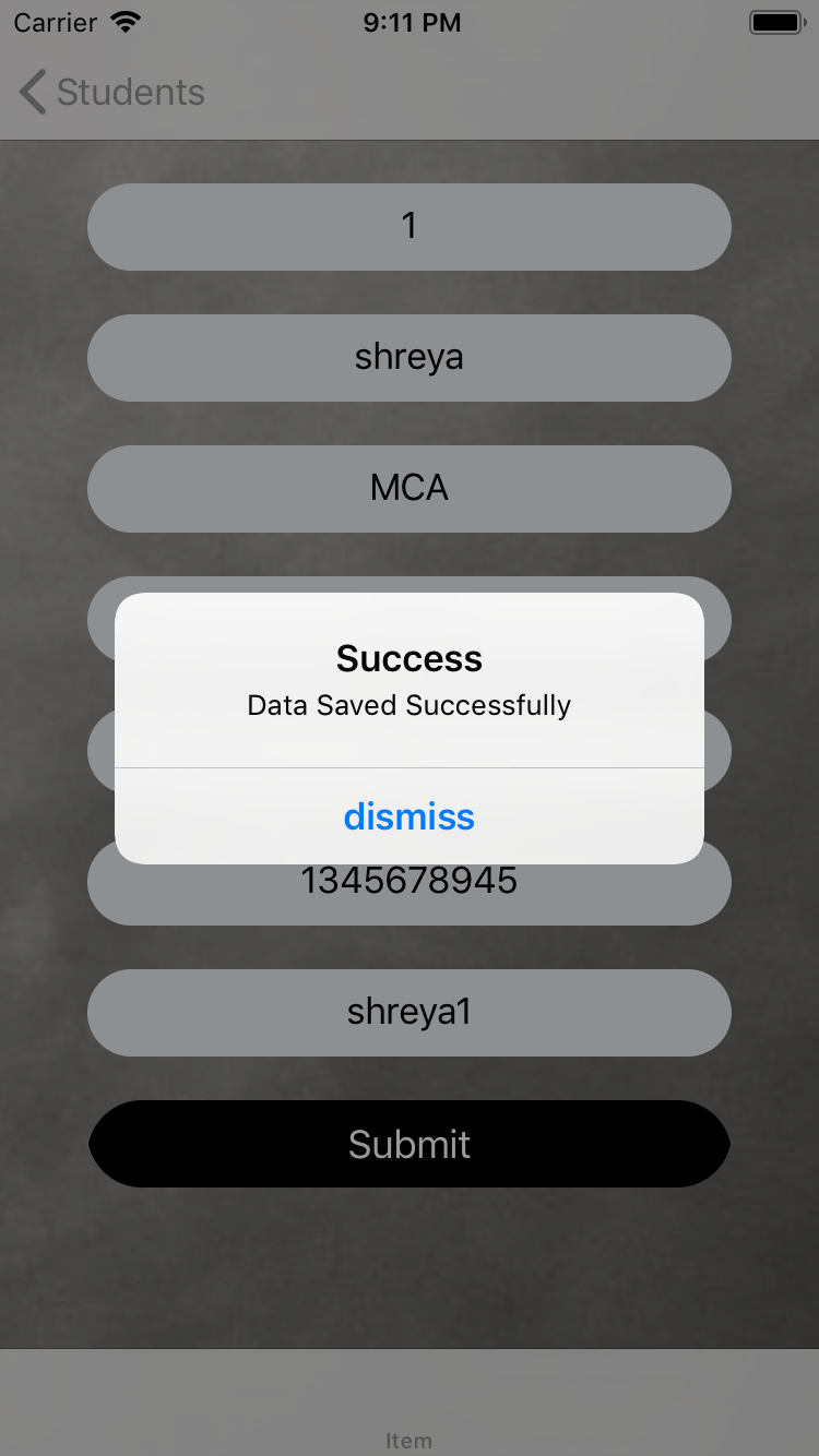 GitHub - SHREYUGANDHI/StudentAdmissionCoreDataApp
