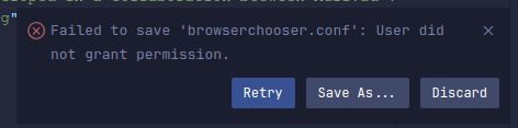 [BUG] Retry as Sudo failed to save · Issue #1497 · VSCodium/vscodium ...
