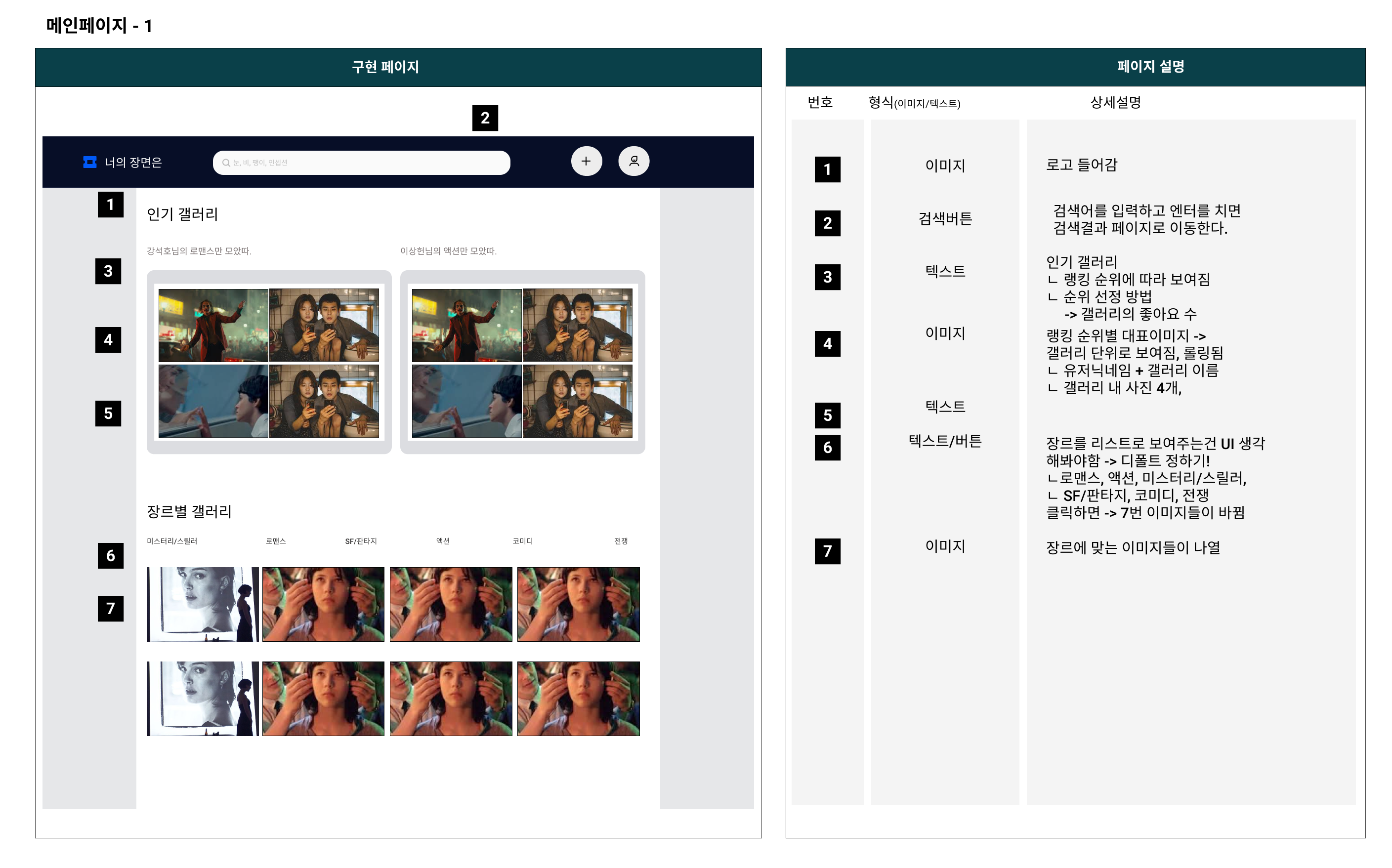 메인페이지 - PC 사이즈
