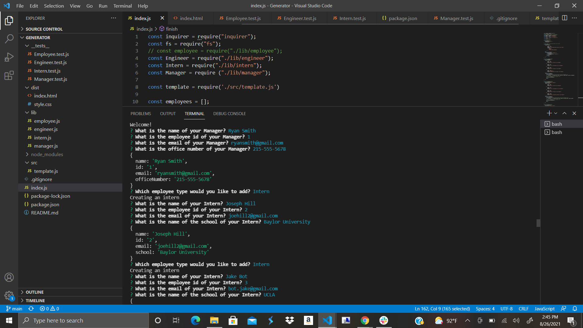 GitHub - justjoshua1292/Generator: For this, we will be tasked to build ...