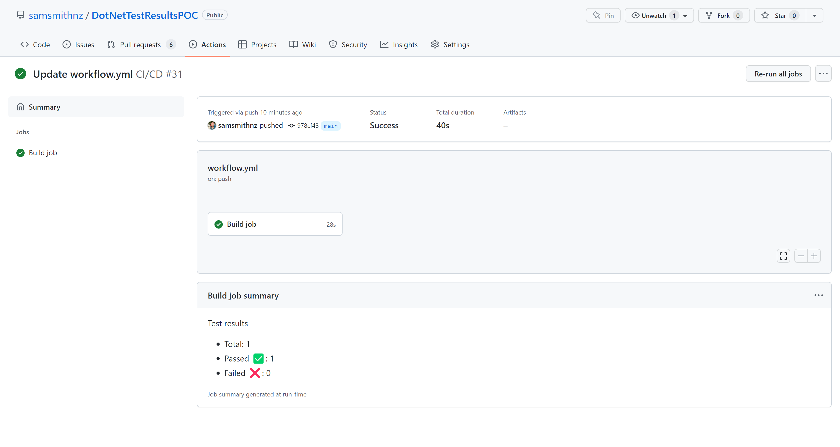GitHub - samsmithnz/DotNetTestResultsPOC