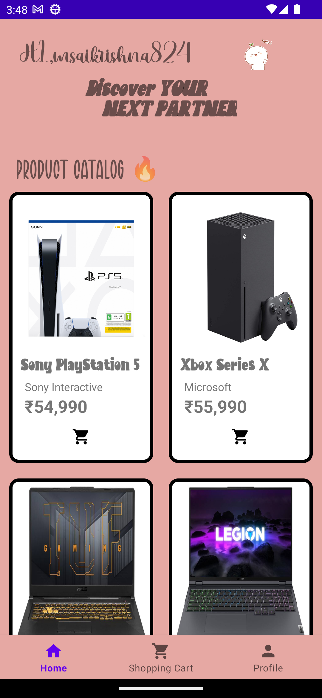 GitHub - blezDev/ShoppingApp