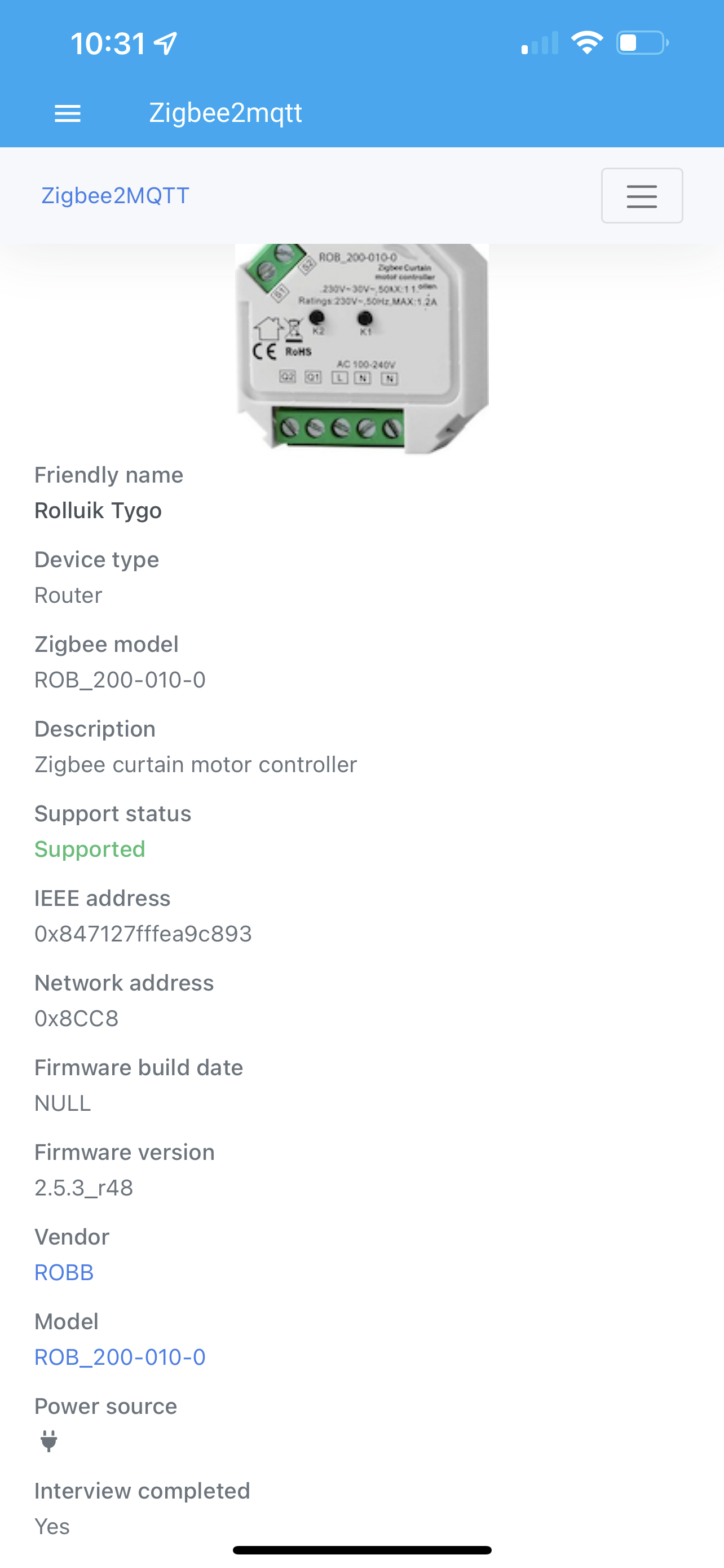 Configuration screen module zigbee2mqtt · Koenkk zigbee2mqtt ...