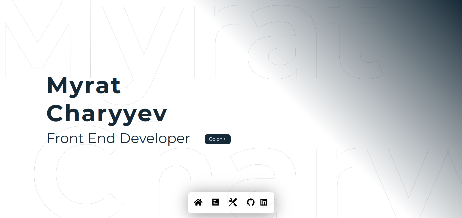 GitHub - charyyev2000/Portfolio-demo: My first portfolio in React.
