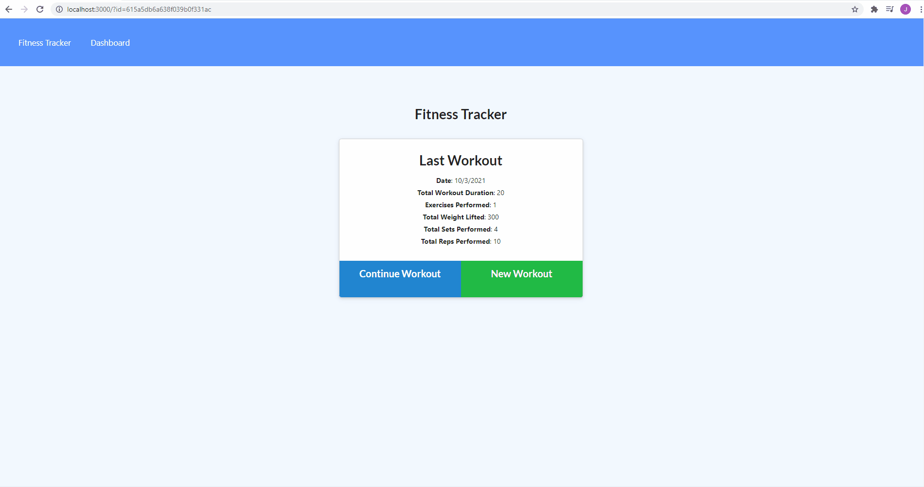 GitHub ivany9/FitnessTracker The Fitness Tracker is a perfect app to keep on track with your