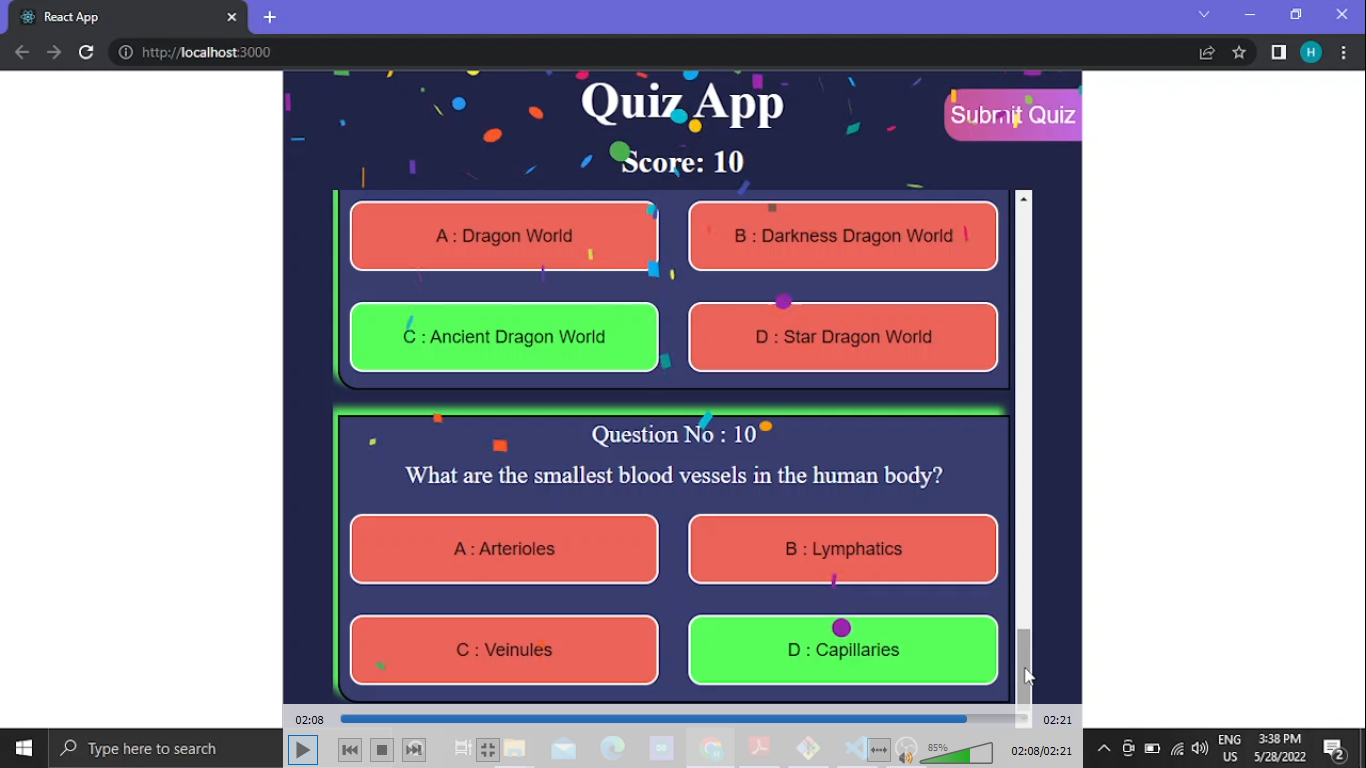GitHub - webgeek2021/QuizApp