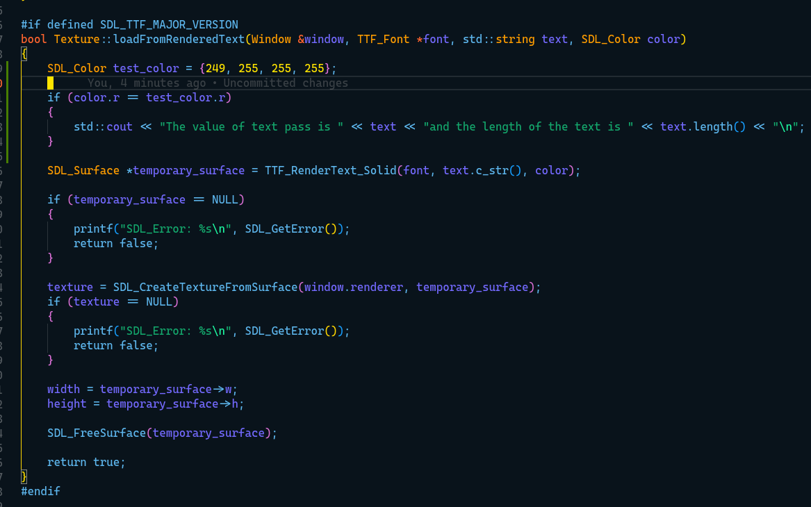 Issue rendering the text that has been read from file into window ...