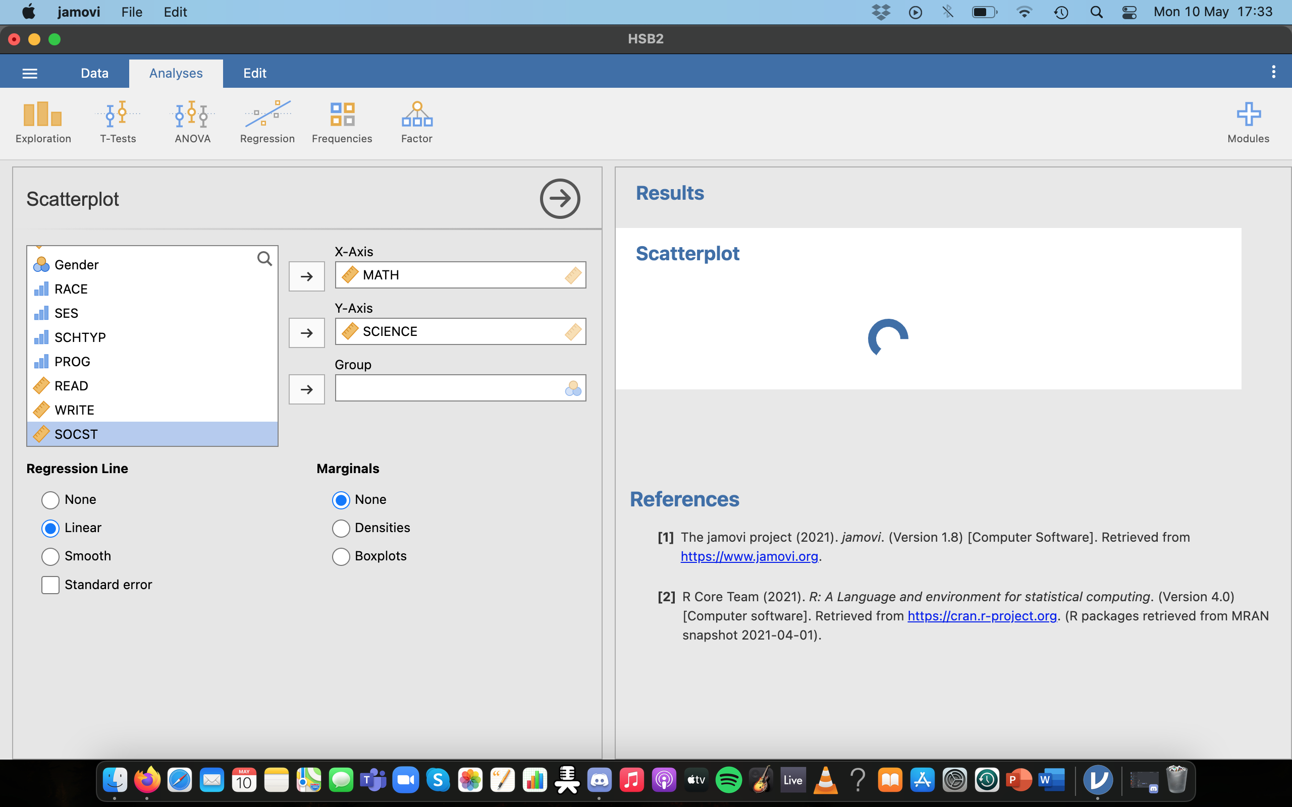 Jamovi does not show Scatterplot · Issue 1045 · jamovi/jamovi · GitHub
