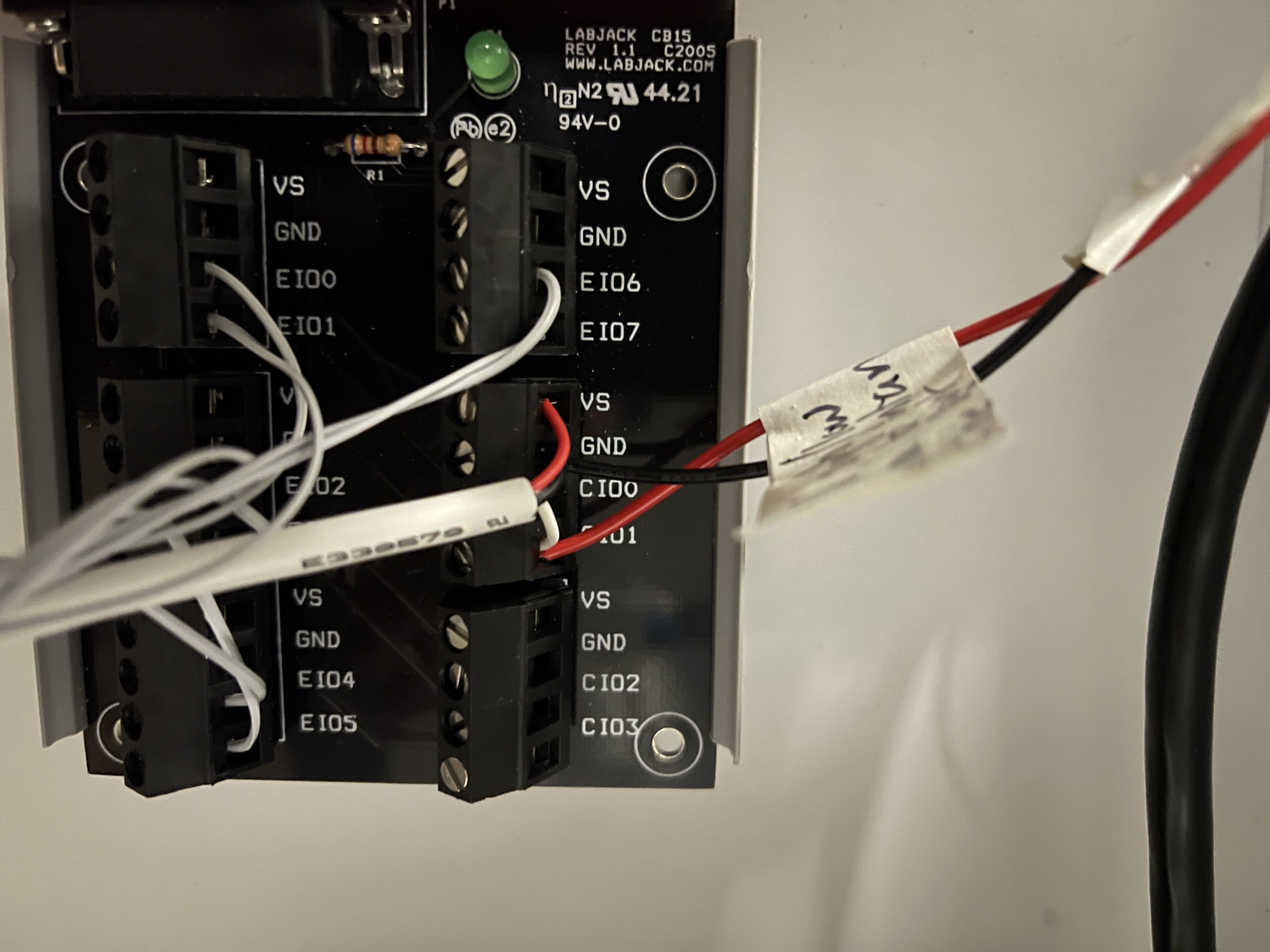 Labjack CB15 AddOn Board