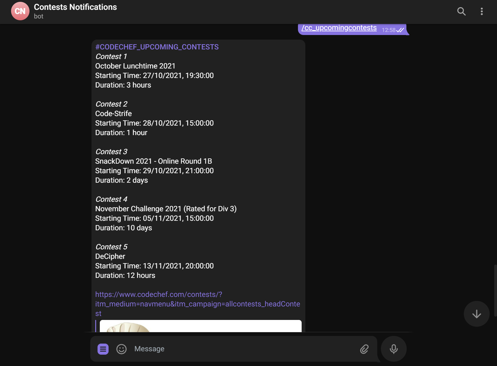 Codechef notification 1