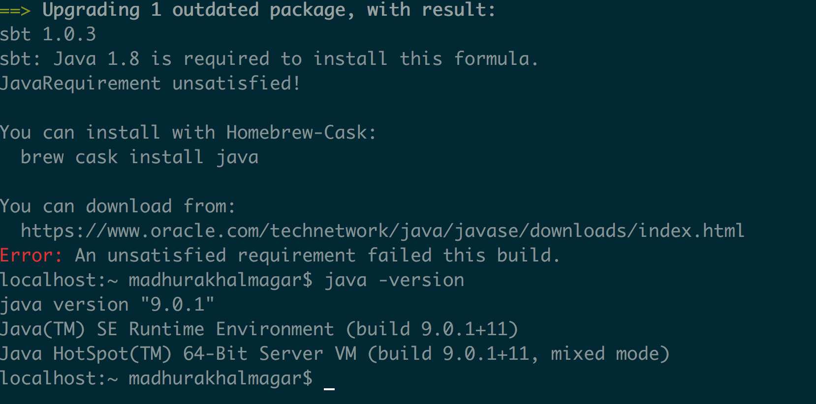 install adoptopenjdk 8 with homebrew cask