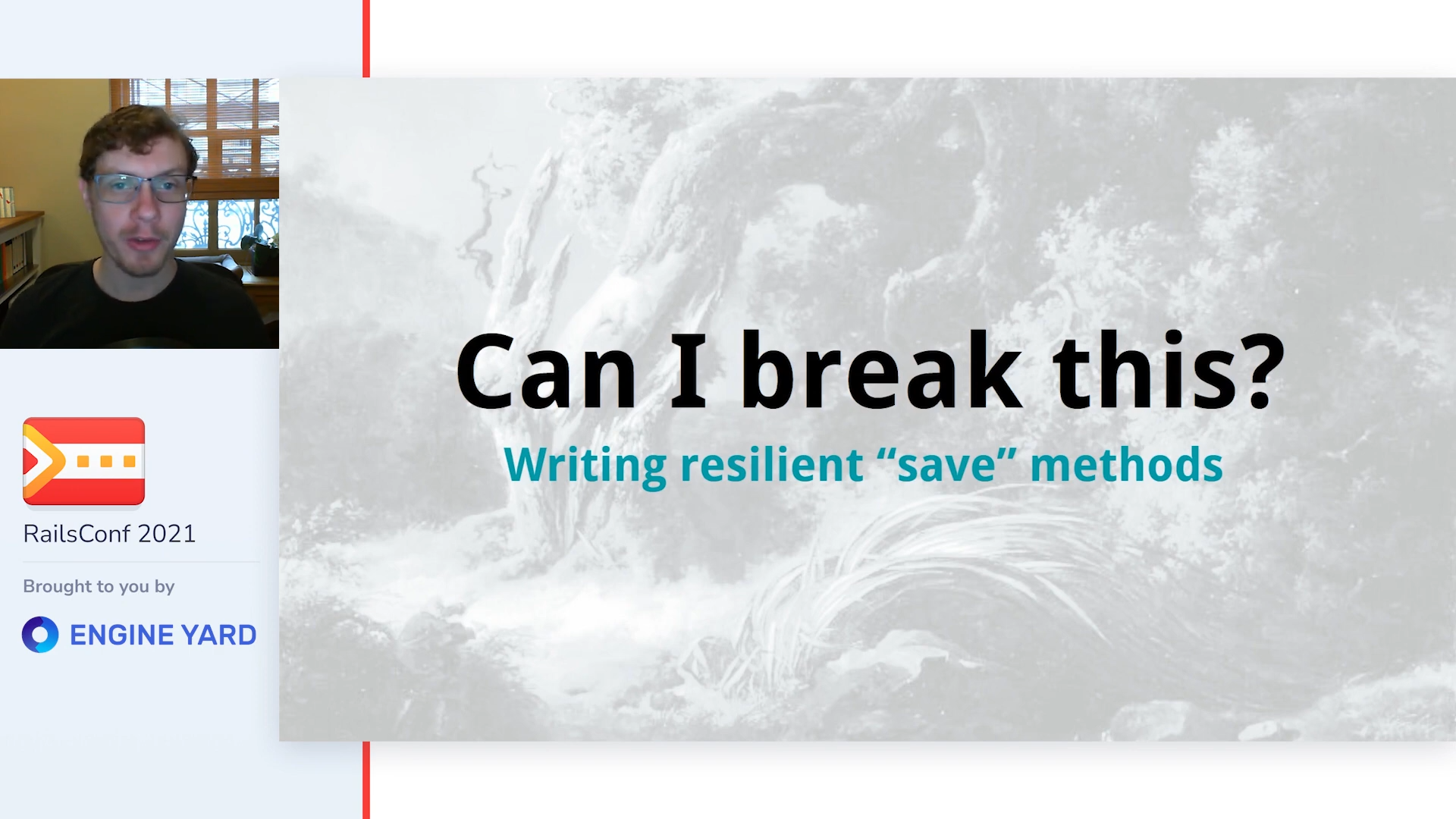 Can I break this?: Writing resilient "save" methods video link