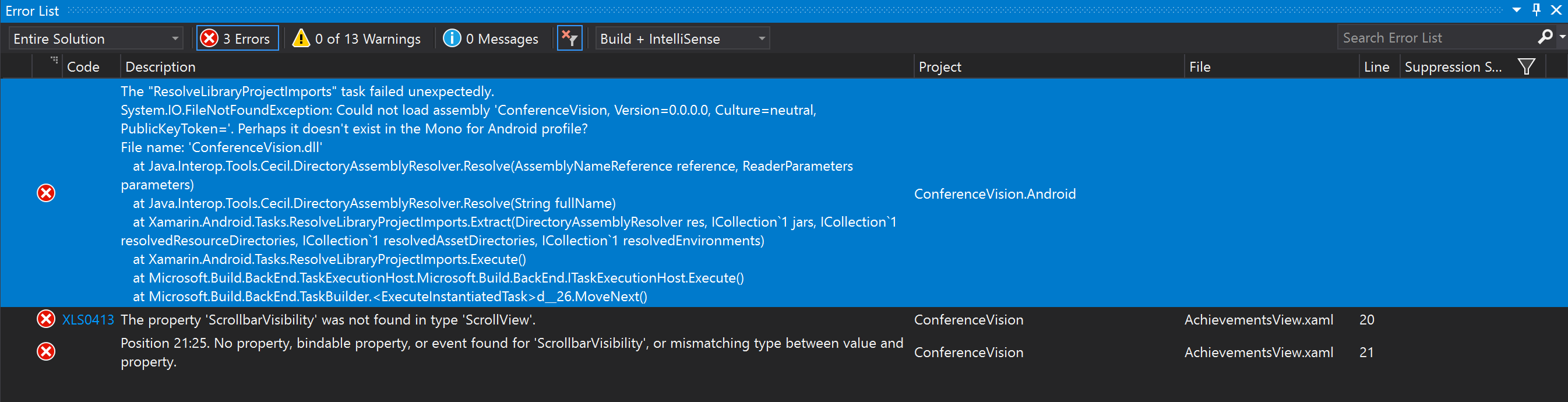 Odd build errors when project dependencies have a build failure · Issue ...