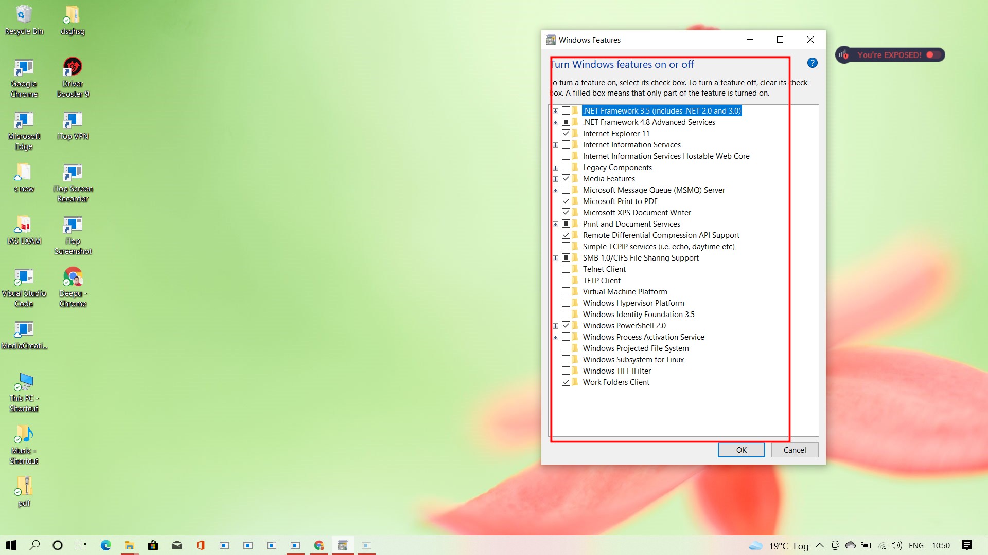 hyper v is not show in my window feture but show in system information ...