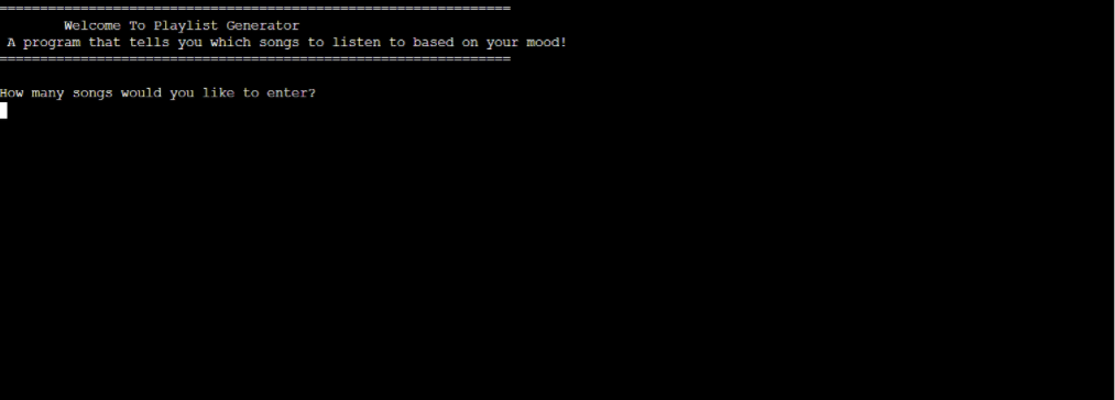 GitHub - Deeksha1502/SongGenerator: A C program that creates a playlist ...