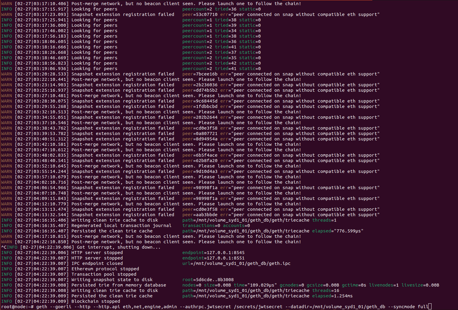 Geth 1.10.23 fresh sync is broken for Post-Merge networks with error:  Beacon client online, but never received consensus updates. · Issue #25753  · ethereum/go-ethereum