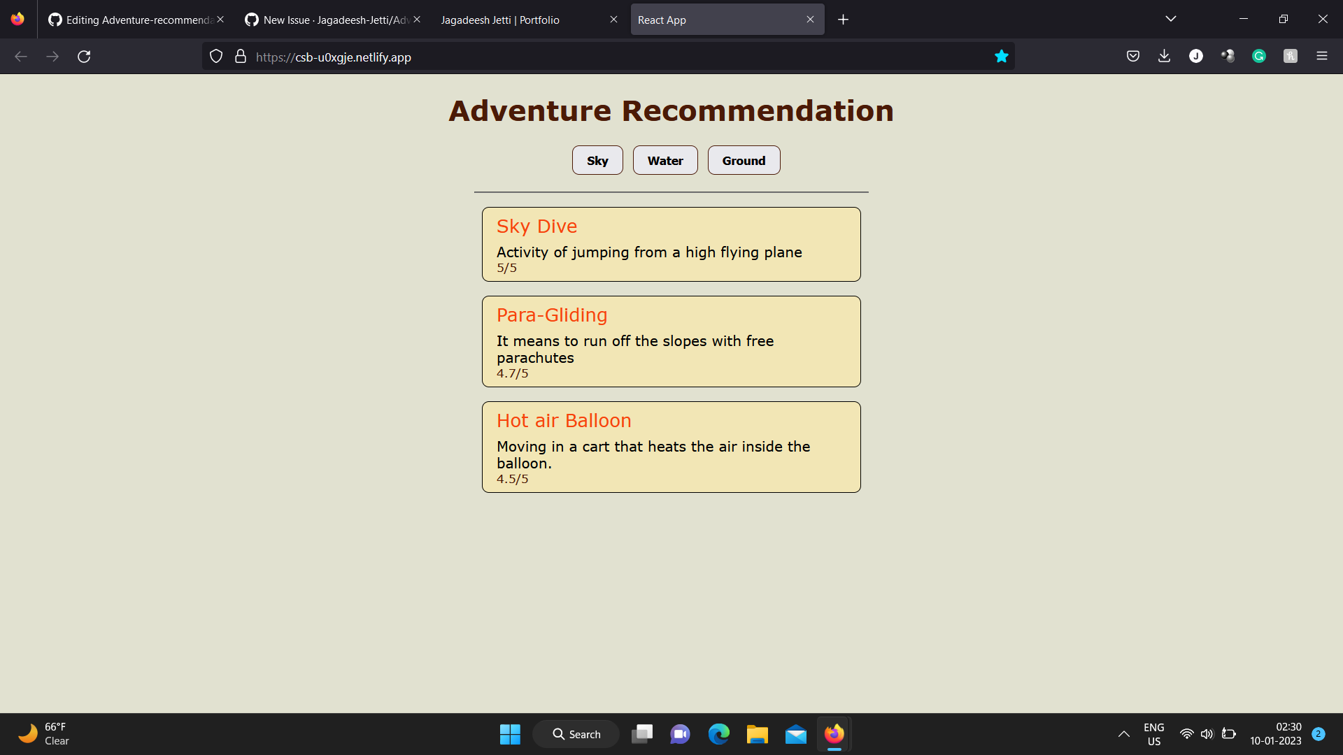 github jagadeeshtalari Images High Quality Grahic GitHub - Jagadeesh-Jetti/Adventure-recommendation: A mini adventure ...