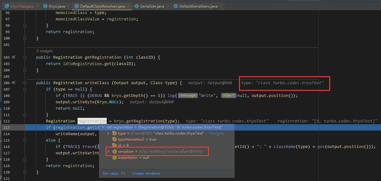 Wrong serializer in class serialization issue 937 esotericsoftware