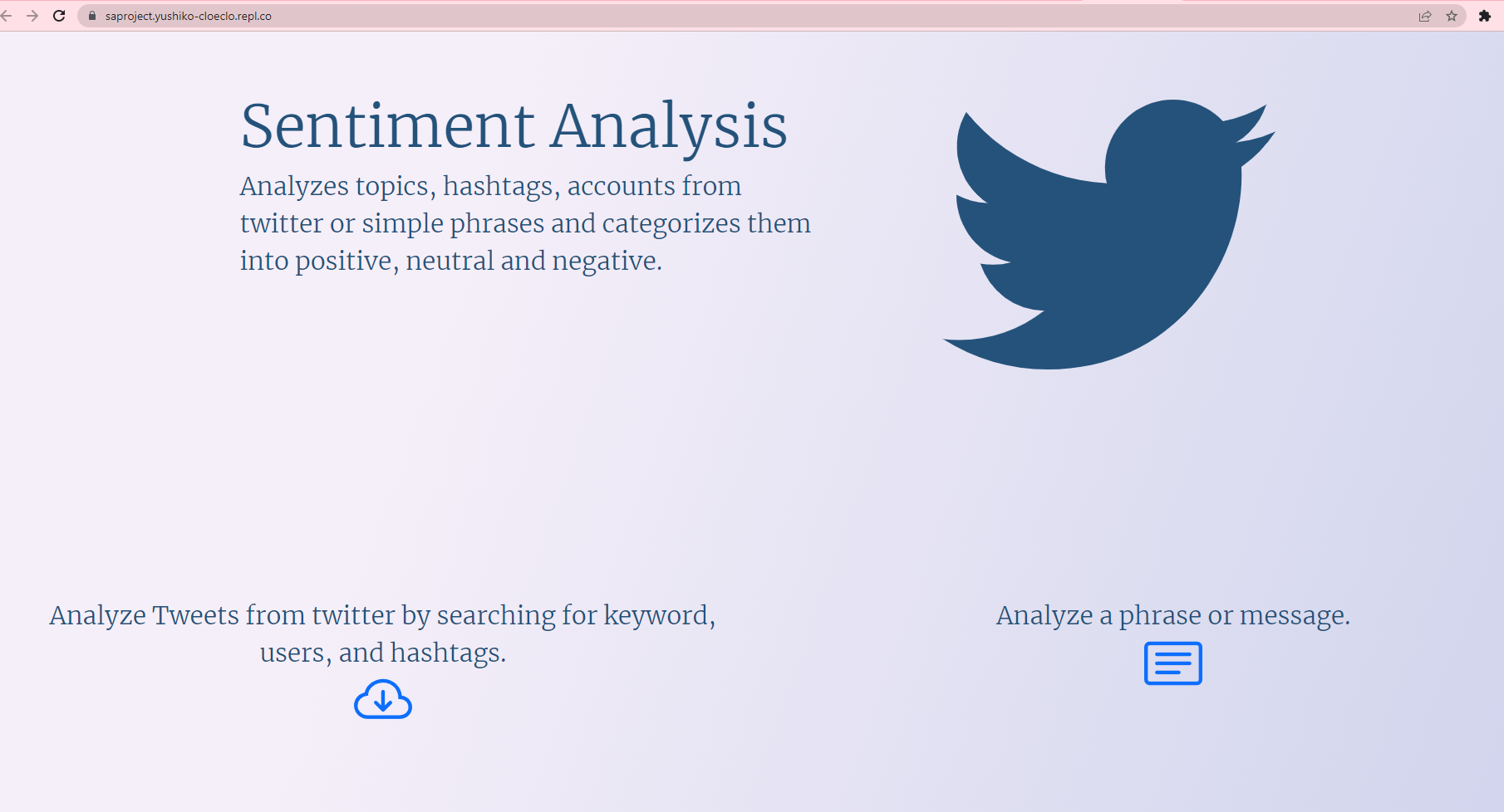 GitHub - yushisalvador/saproject: Sentiment Analysis on Tweets!