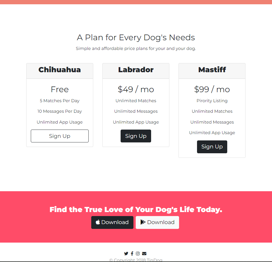GitHub - Kaushik-Iyer/TinDog-Website