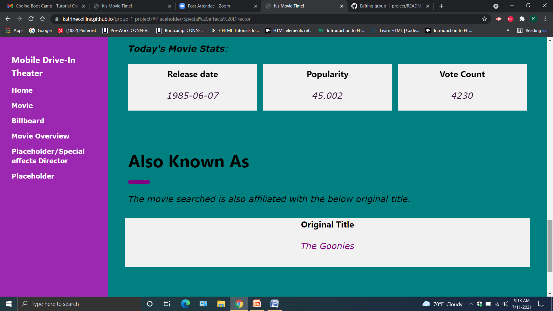 GitHub - katrinecollins/group-1-project