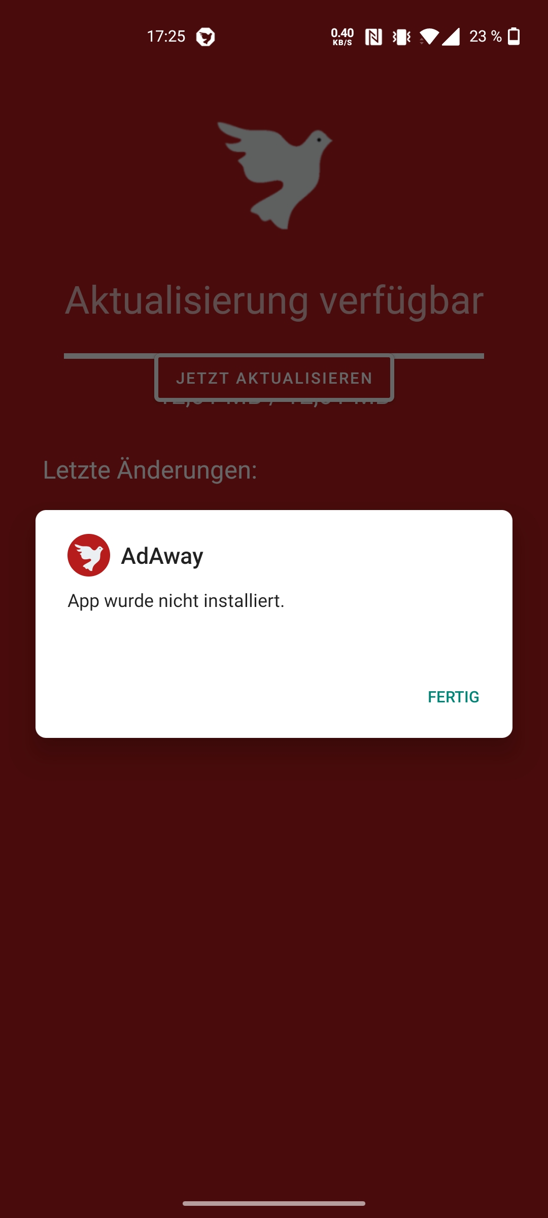 No in-app-update possible · Issue #2505 · AdAway/AdAway · GitHub