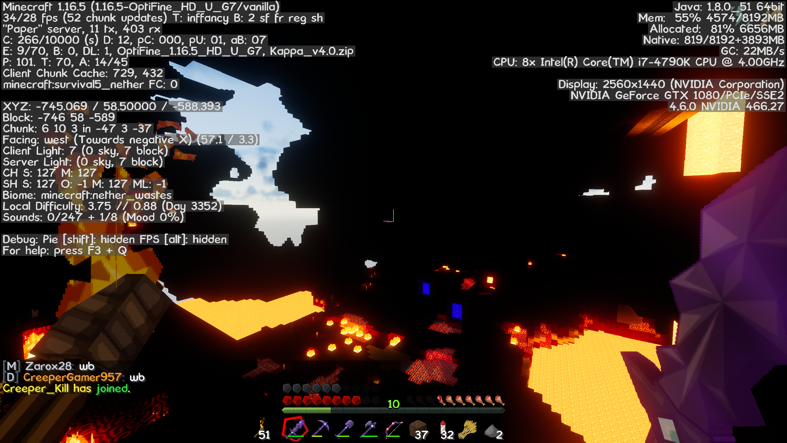 [Multiplayer] Server Dimensions not working with shaders · Issue #5644 ...