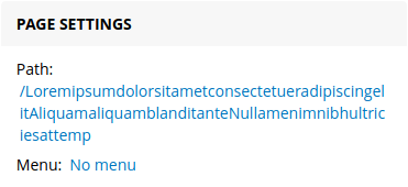 [UX] Prevent Views Page settings "Path" from being unnecessarily ...