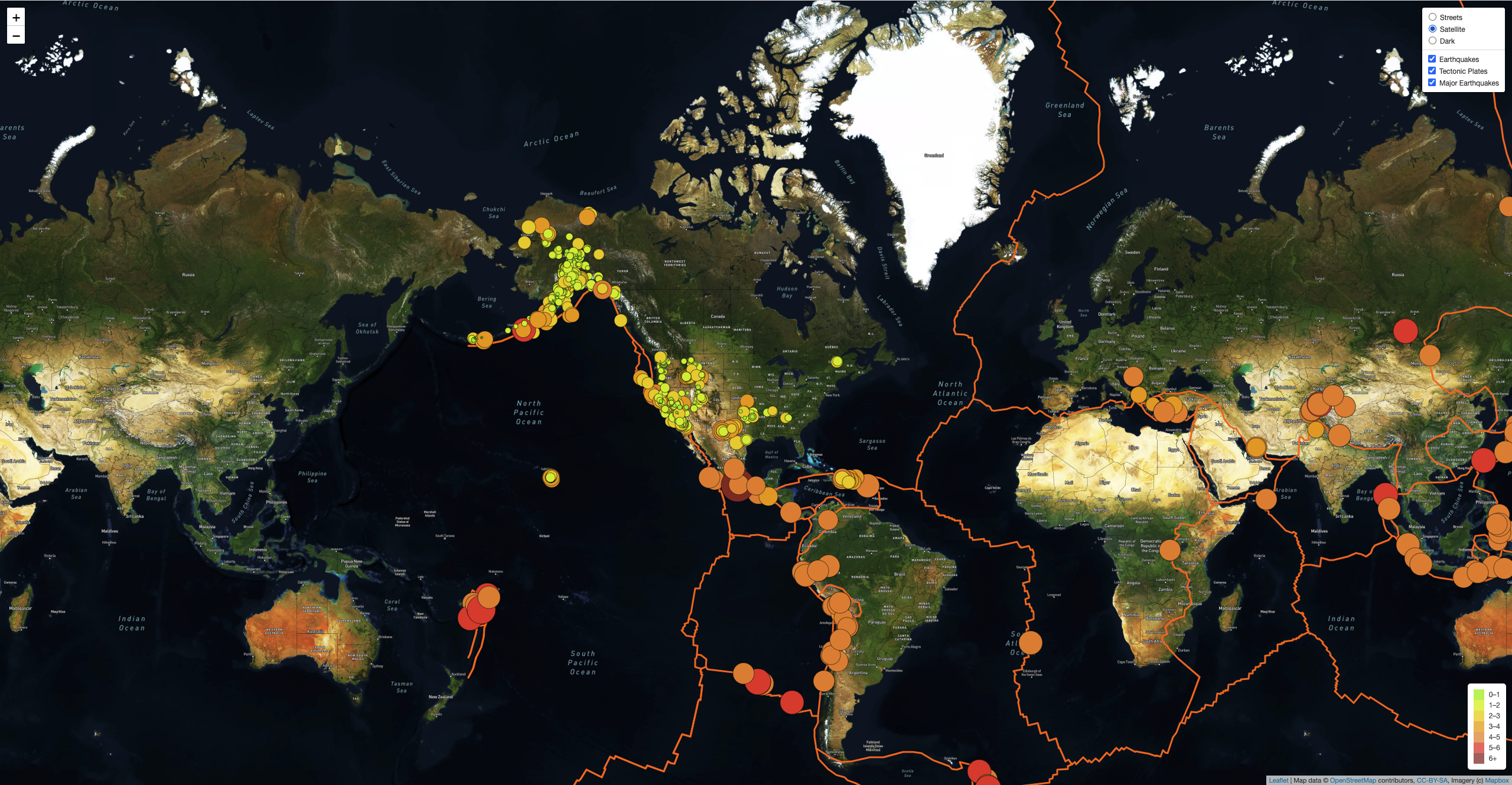 GitHub - weihaolun/Mapping_Earthquakes: JavaScript Leaflet project ...