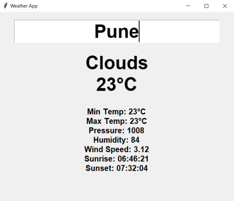 GitHub - PoojaJadhav03/Basic_Weather_App: Created Basic Weather App ...